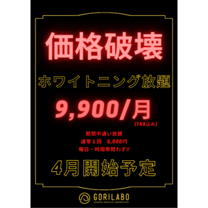 価格破壊ホワイトニング放題